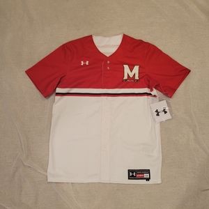 NEW Under Armour Maryland Terps Baseball Jersey